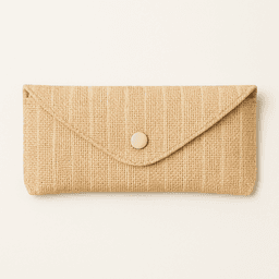 Raffia Sunglass Case | Handmade Eco Protection - Beige thumbnail 1