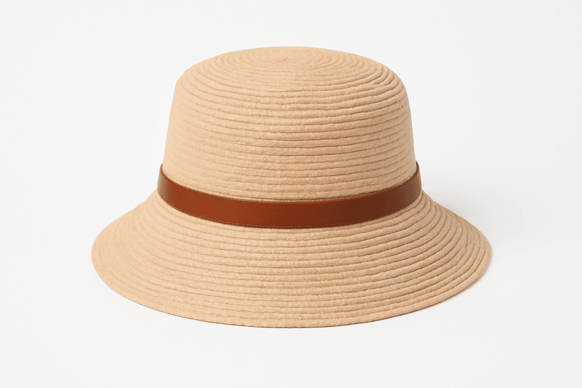 Handmade Raffia Hat | Eco Sun Protection - Beige