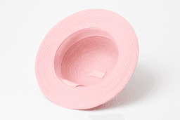 Handmade Raffia Hat | Eco Sun Protection - Pink thumbnail 3